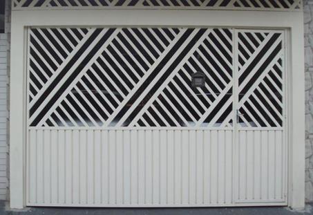 Portões de Tubo e Chapa - modelo 39